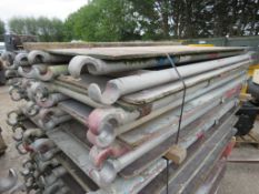 BUNDLE OF 12 X TOWER SCAFFOLD PLATFORMS 69" OVERALL LENGTH.