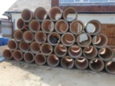 QUANTITY OF CULVERT PIPES, APPROXIMATELY 32 IN TOTAL. LENGTH 1M X 0.5M WIDE. COLLECT FROM COLLIER RO