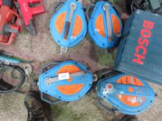 4 X FALL ARRESTORS/RECOVERY WINCH UNITS, UNTESTED.