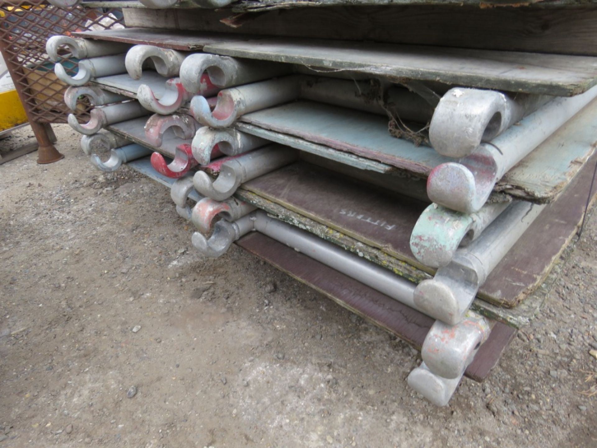 BUNDLE OF 12 X TOWER SCAFFOLD PLATFORMS 69" OVERALL LENGTH. - Image 2 of 3