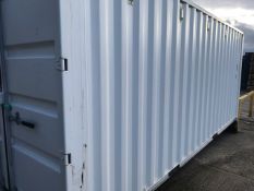 20FT SECURE STORAGE CONTAINER, INSULATION LINING. WHITE IN COLOUR, WAS USED FOR A SPECIAL PROJECT IN