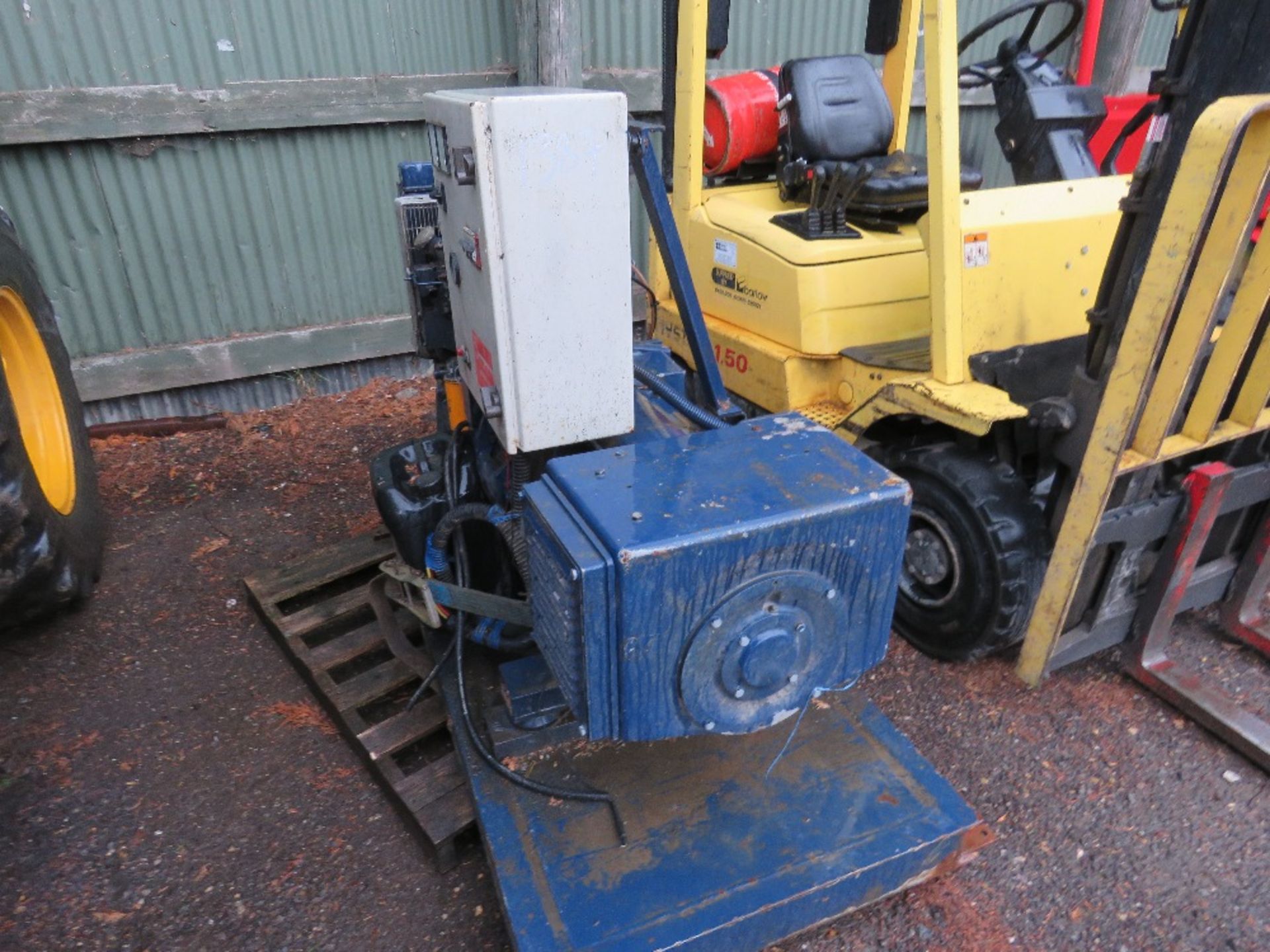 PERKINS DIESEL ENGINED 50KVA GENERATOR. 3 CYLINDER ENGINE. DIRECT FROM LOCAL COMPANY.