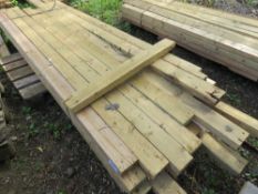 1 X BUNDLE OF PRE USED DE-NAILED 4X2 TIMBER, MAJORITY BEING 2.1-3M LENGTH. APPROX 32 IN EACH PACK.