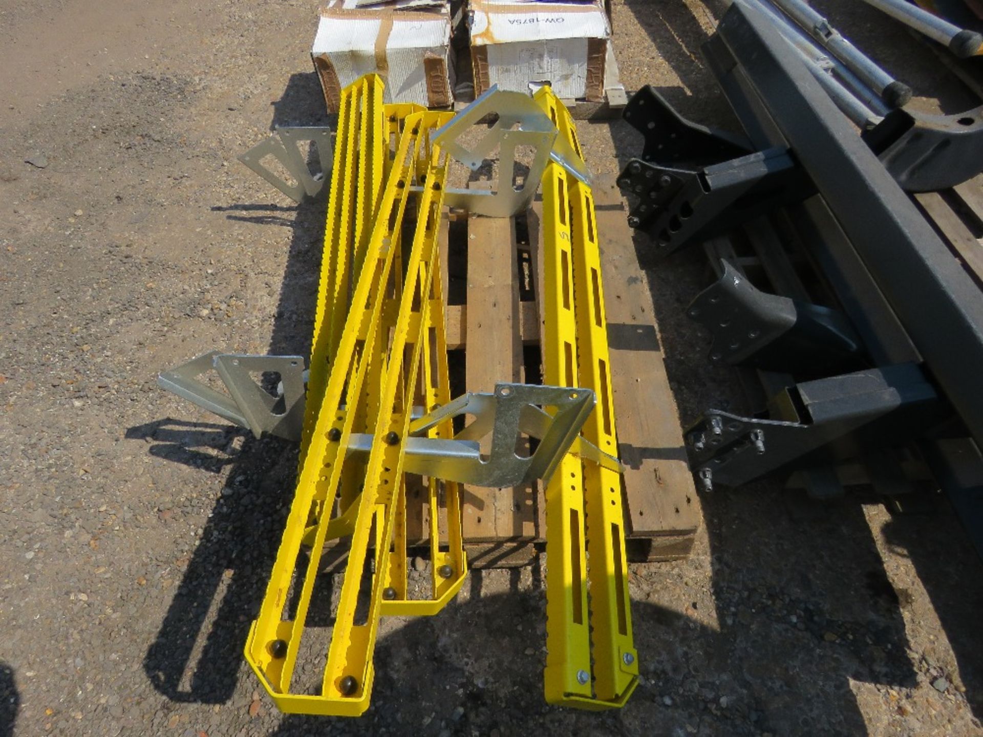 4 X YELLOW VAN STEPS. - Image 2 of 2