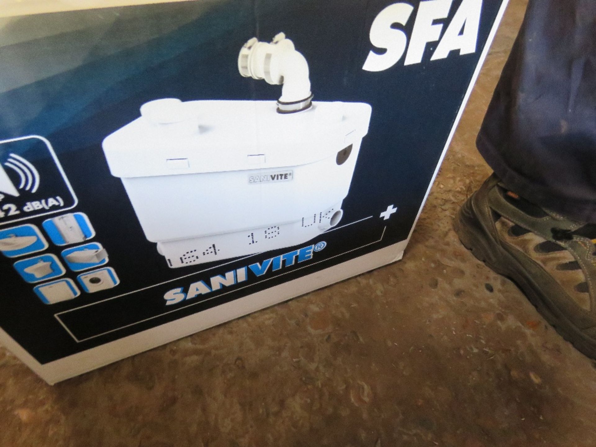 SANIVITE MACERATOR UNIT FOR REMOTE TOILET INSTALLATION. - Image 2 of 2