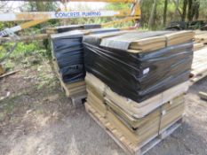 3 X PALLETS OF UNDERLAY SOUND PROOFING FLOOR MATS 60 X 80CM.