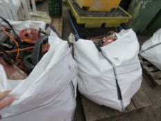 2 X BULK BAGS CONTAINING HILTI DIAMOND DRILLING EQUIPMENT AND BREAKERS FOR SPARES OR REPAIR.