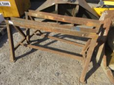 2 X METAL TRESTLE STANDS