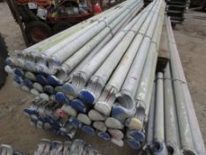 2 X BUNDLES OF 20NO (40NO TOTAL) 10FT TOWER SCAFFOLD POLES. BOSS TYPE.