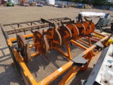 SISIS MEGASLIT TRACTOR MOUNTED SLITTER, 7FT WIDE APPROX.