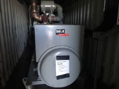 bid increment increased to £250......DALE 1000 KVA CONTAINERISED GENERATOR. PROVISIONAL SALE