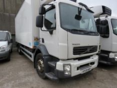 VOLVO FL240 4X2 18TONNE FRIDGE LORRY. REG KY09 WBT. SOLOMAN 20FT BODY WITH CARRIER UNIT. WITH V5 9FI