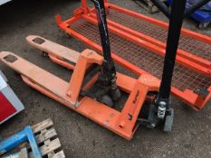 2 X PALLET TRUCKS.