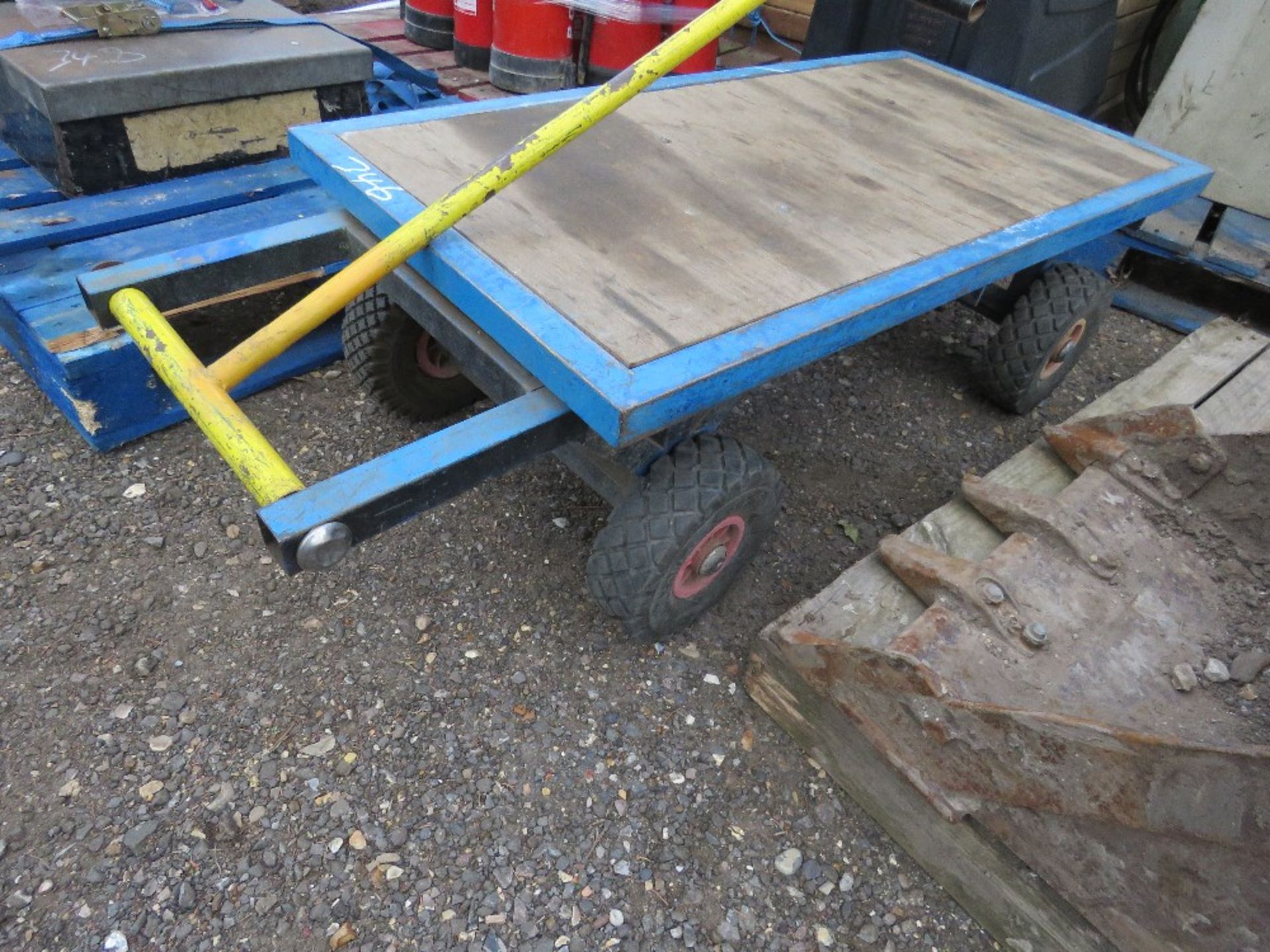 4 WHEEL TROLLEY.. SOURCED FROM DEPOT CLOSURE.