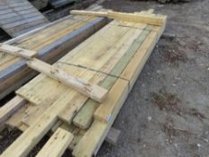 2 X BUNDLES OF PRE USED DE-NAILED 4X2 TIMBER. MAJORITY BEING 2.4-3M LENGTH APPROX. 32 PIECES IN EACH