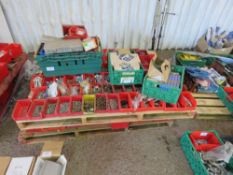 2 X PALLETS OF ASSORTED FIXINGS AND BOLTS ETC.