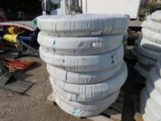 8 X ROLLS OF PVC 2 INCH SUCTION HOSE, BELIEVED TO EACH BE 30M LONG.