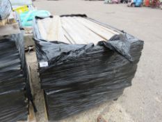 PALLET OF FEATHER EDGE TIMBER MAJORITY BELIEVED TO BE APPROX 1.5M.