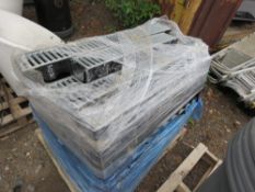 PALLET OF DRAINAGE GULLEYS.