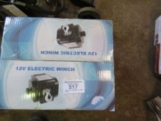 12 VOLT LONGHORN ELECTRIC WINCH.