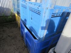 3 X STORAGE STILLAGE BINS.