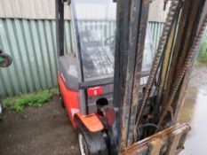 MANITOU MI 25D DIESEL YARD FORKLIFT, YEAR 2017. SN:871682. WHEN TESTED WAS SEEN TO DRIVE, STEER AND