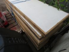 7 X WOODEN FOLDING TABLES. SOURCED FROM DEPOT CLOSURE.