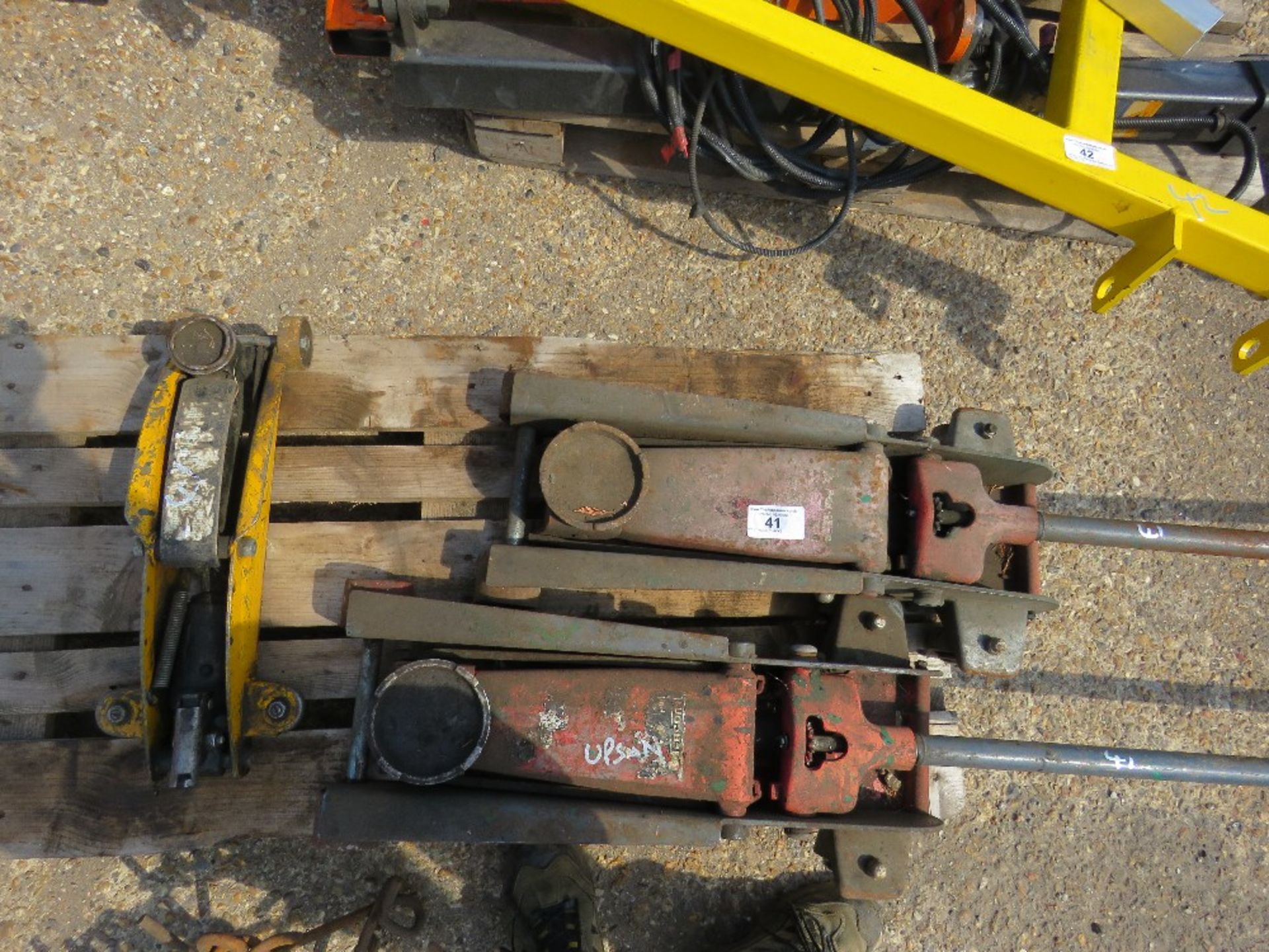 3 X TROLLEY JACKS. - Image 2 of 2