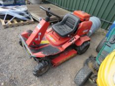 HST PETROL ENGINED BANK CUTTING MOWER. WHEN TESTED WAS SEEN TO RUN AND DRIVE AND BLADES TURNED.