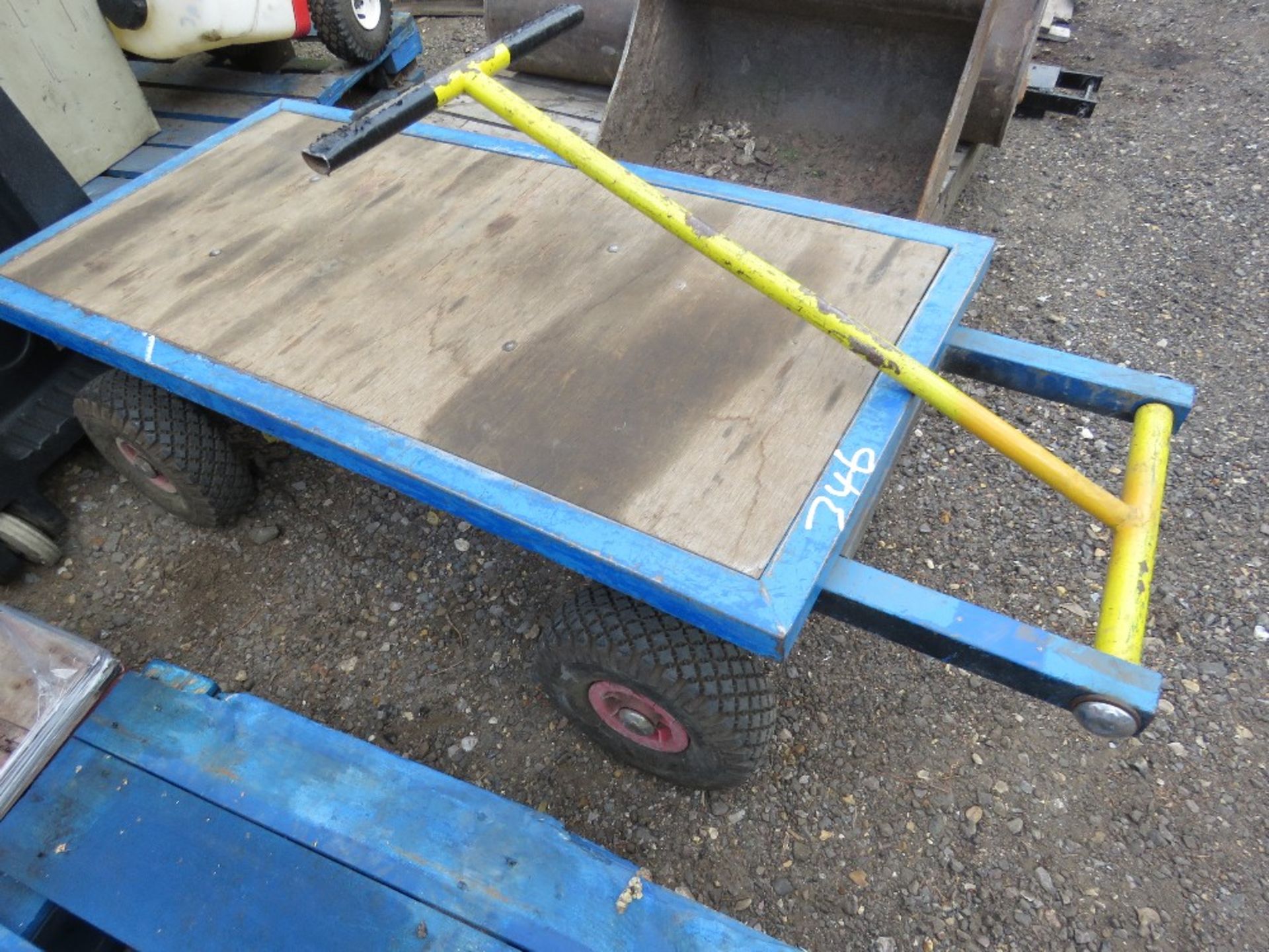 4 WHEEL TROLLEY.. SOURCED FROM DEPOT CLOSURE. - Image 3 of 3