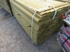 LARGE PACK OF 1.72M APPROX SHIPLAP CLADDING TIMBER X 9.5CM WIDTH.