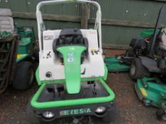 ETESIA HYDRO124D RIDE ON MOWER WITH HIGH TIP COLLECTOR. YEAR 2006. SN:H124D1028 2606 REC HRS. WHEN