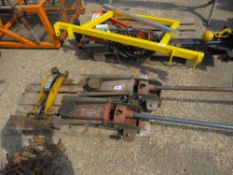 3 X TROLLEY JACKS.