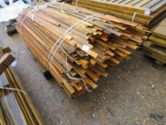 PACK OF CLADDING FENCE TIMBER STRIPS.