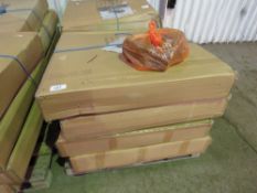 PALLET CONTAINING 15 X FESTIVAL/PLAY TENTS. 2.5M X 2.2M PLUS A 2M X 1M TUNNEL. CONTAINED IN 5 BOXES