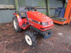 YANMAR KE3 4WD COMPACT TRACTOR WITH REAR LINKAGE.349 REC HRS. WHEN TESTED WAS SEEN TO RUN, DRIVE, P