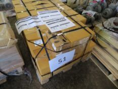 PALLET CONTAINING 7 X ELECTRIC MOTORS @0.55KW PLUS FOOT MOUNTS AND FLANGES.. . SOURCED FROM A LARGE