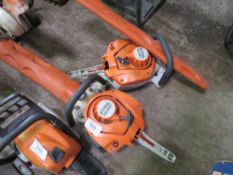 2 X STIHL HS56C PETROL ENGINED HEDGE CUTTERS FOR SPARES/REPAIR. DIRECT FROM LOCAL COMPANY AS PART OF