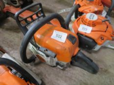 STIHL MS171 14" PETROL CHAINSAW. DIRECT FROM LOCAL COMPANY AS PART OF THEIR ONGOING FLEET MANAGEMENT