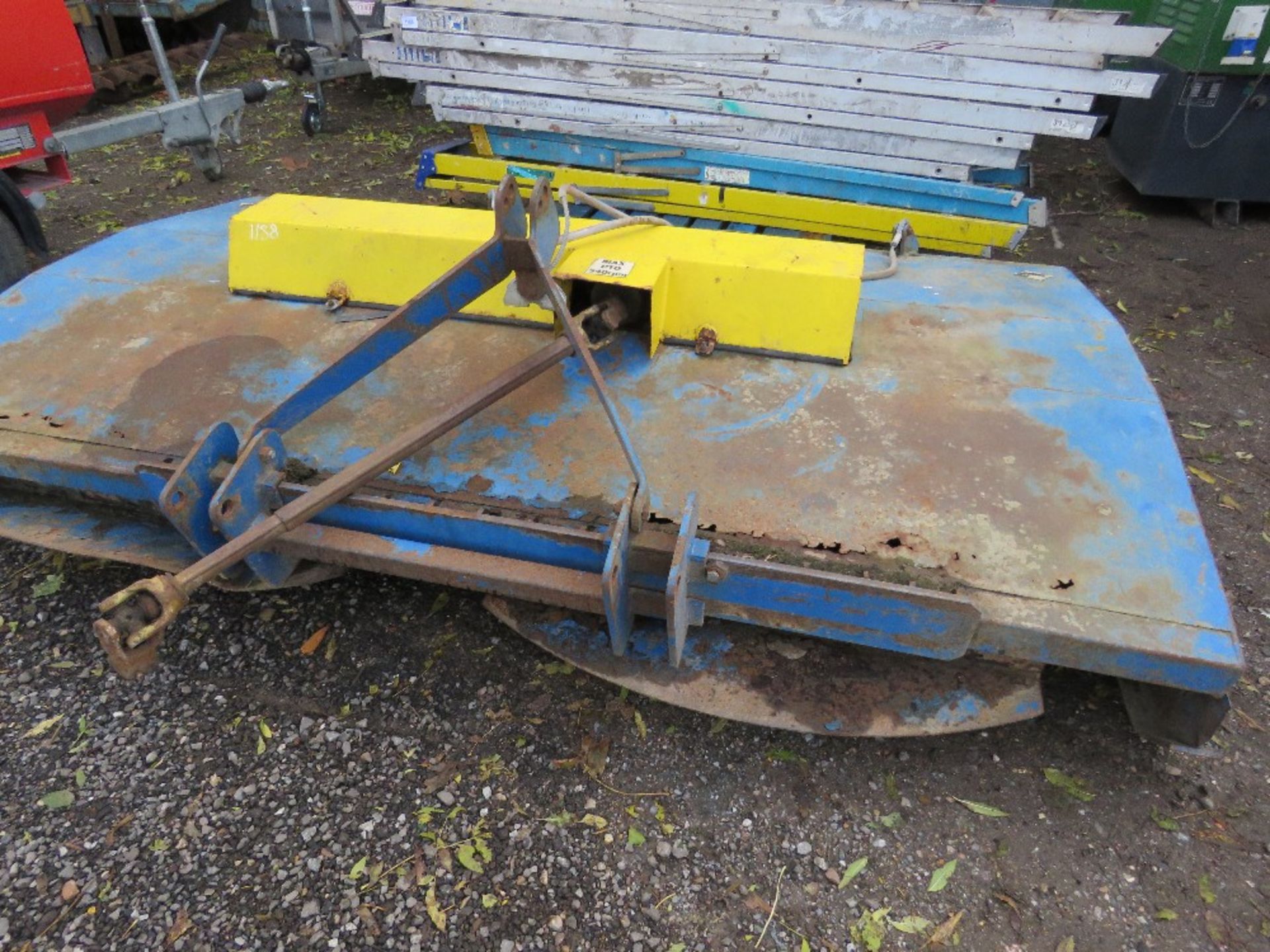 CUTLASS ROTARY TRACTOR MOUNTED MOWER, CIRCA 9FT WIDTH. - Image 2 of 5