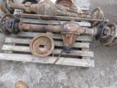 LANDROVER SERIES 2 FRONT AND REAR AXLES.