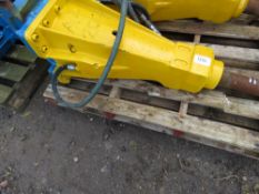 ATLAS COPCO EXCAVATOR BREAKER FOR 5-8 TONNE MACHINE. CURRENTLY ON KLAC HITCH BRACKET. RETIREMENT SAL