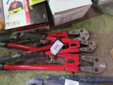 3 X BOLT CROPPERS.