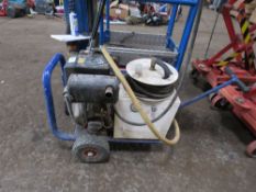 BRENDON DIESEL POWER WASHER, ELECTRIC START. WHEN TESTED WAS SEEN TO START, RUN AND PUMP.