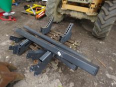 3 X LORRY REAR BUMPERS.