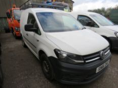 VOLKSWAGEN CADDY MANUAL VAN. REG:GN16 ZKO. 159,830 REC MILES. WHEN TESTED WAS SEEN TO DRIVE, STEER A