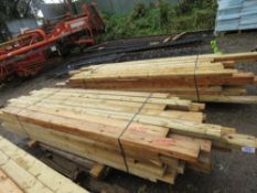 LARGE PACK OF APPROXIMATELY 56 PIECES OF PRE USED DENAILED 4X2 TIMBER 2M-3.6M LENGTHS APPROX.