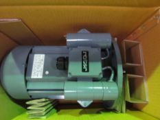 PALLET CONTAINING 12 X 3KW ELECTRIC MOTORS.230VOLT POWERED.BOXED/PACKAGED. BELIEVED TO BE NEW/UNUS