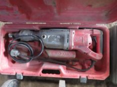 MILWAUKEE 240VOLT HD BREAKER IN CASE. CONDITION UNKNOWN.