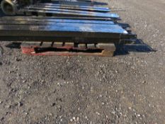PAIR OF FORKLIFT EXTENSION TINES, 2 METRE LENGTH.